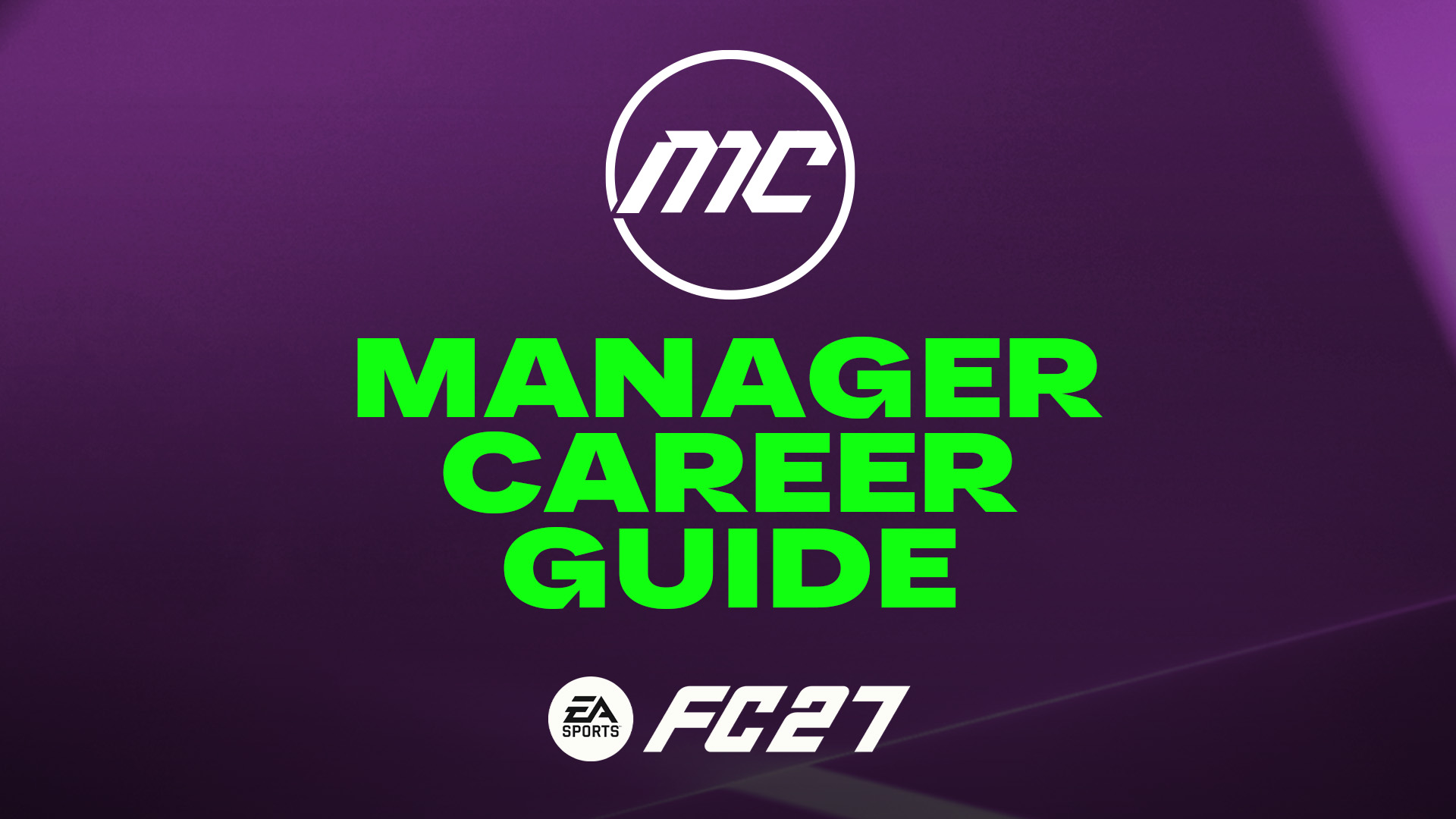 FC 27 Manager Career Guide