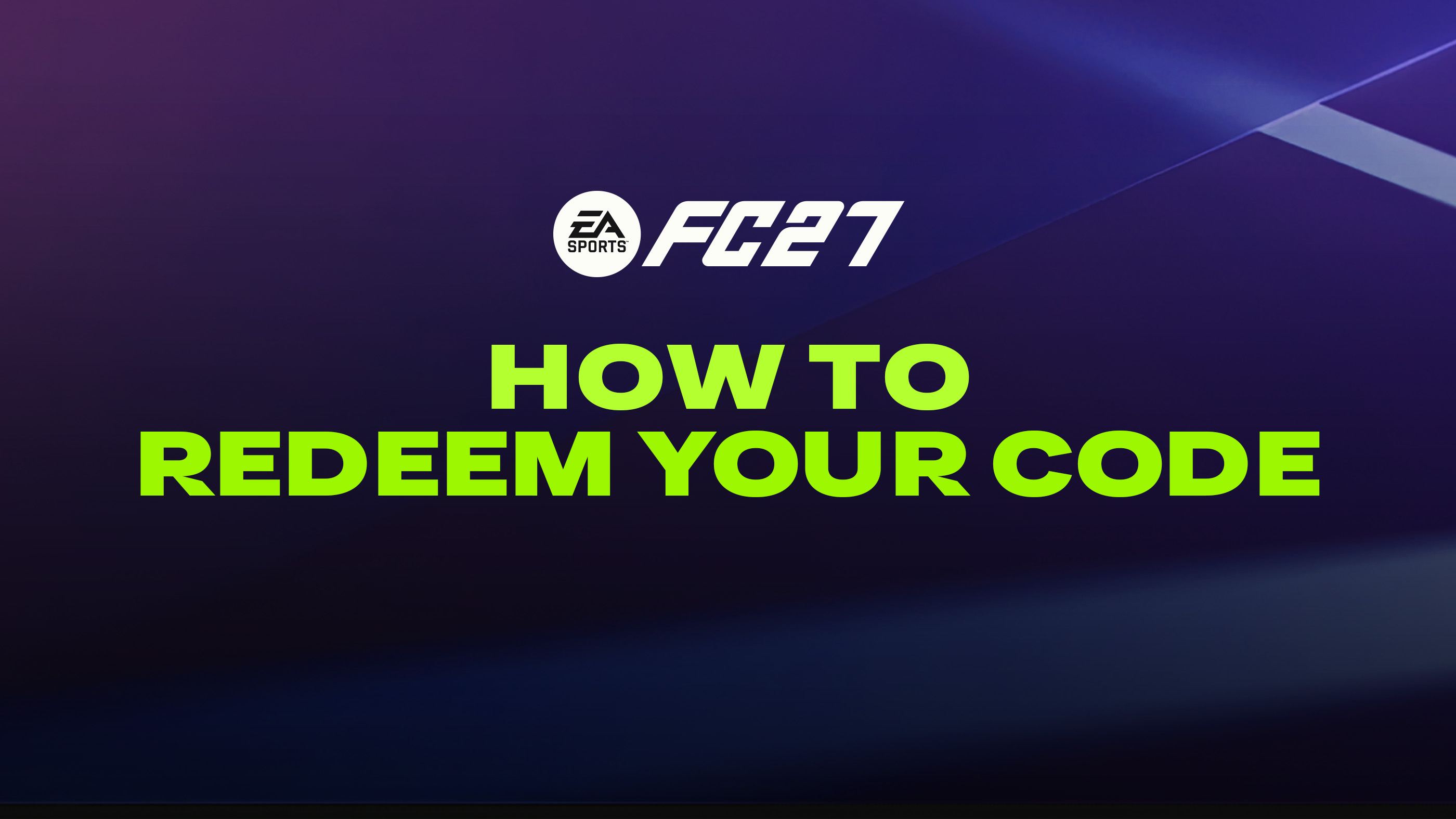 FC 27 Redeem Code Guide