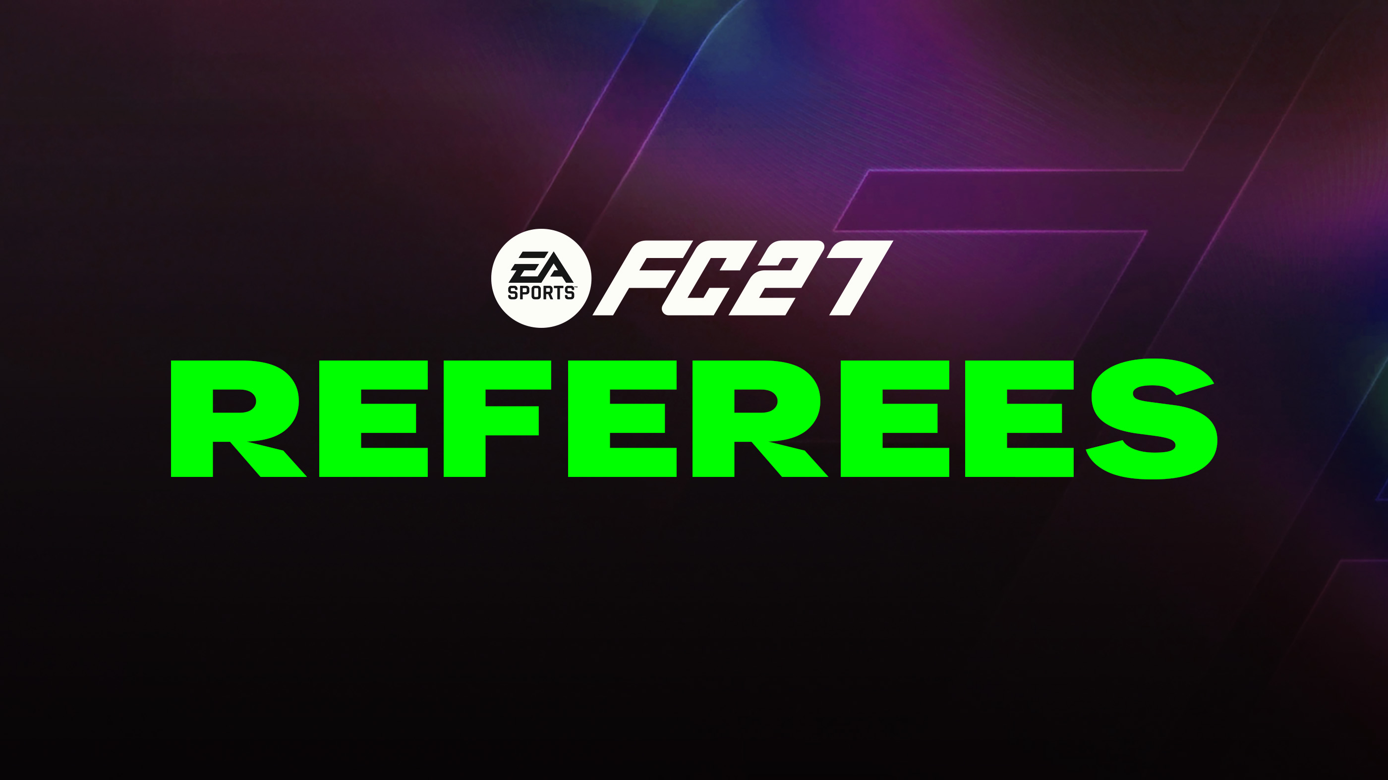 FC 27 Referees List
