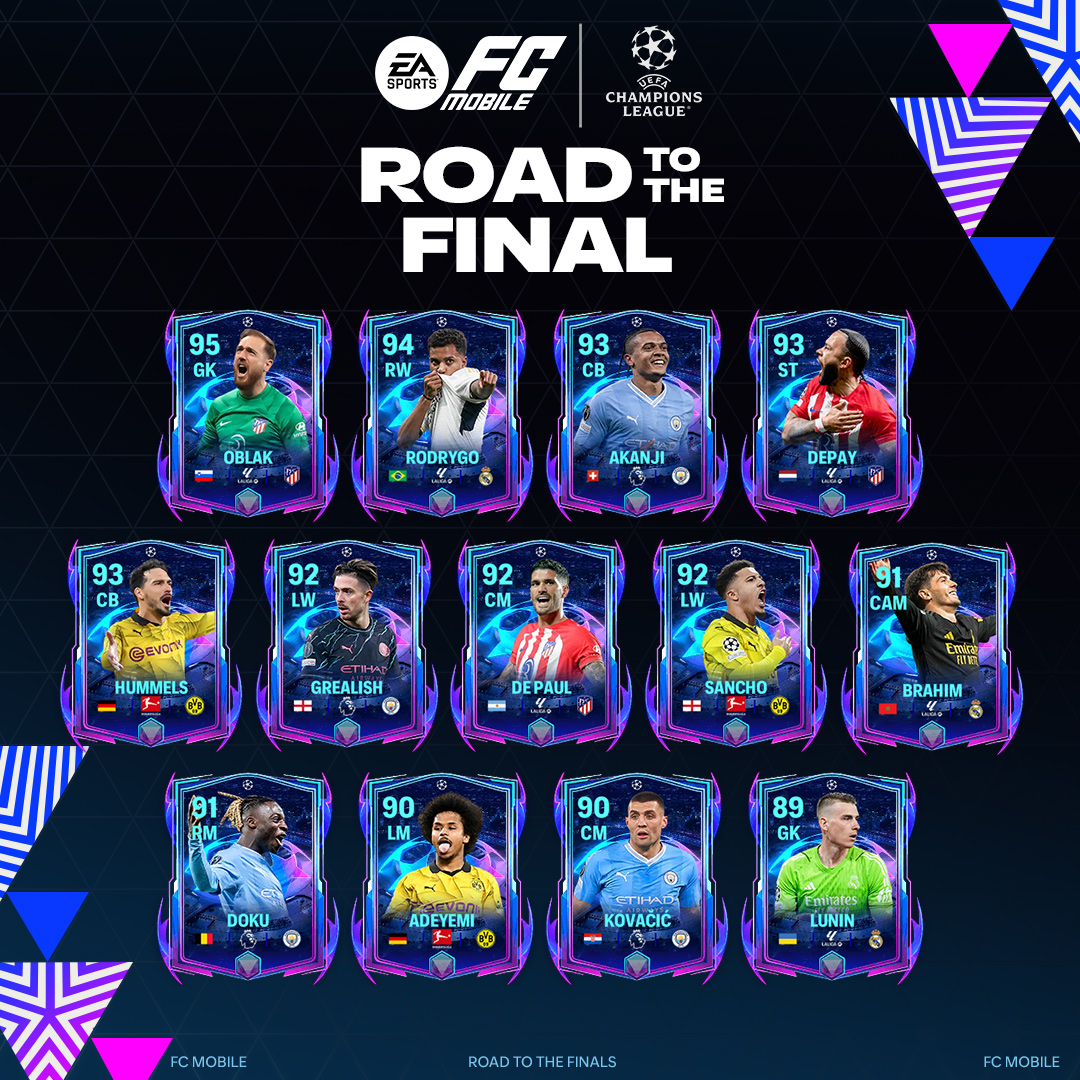 Road to the Final Players