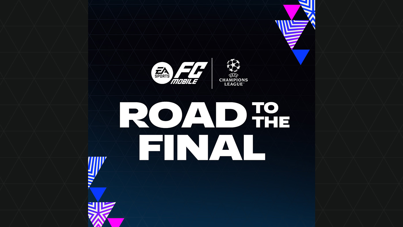 UEFA Champions League: Road to the Final in EA Sports FC Sports Mobile game.