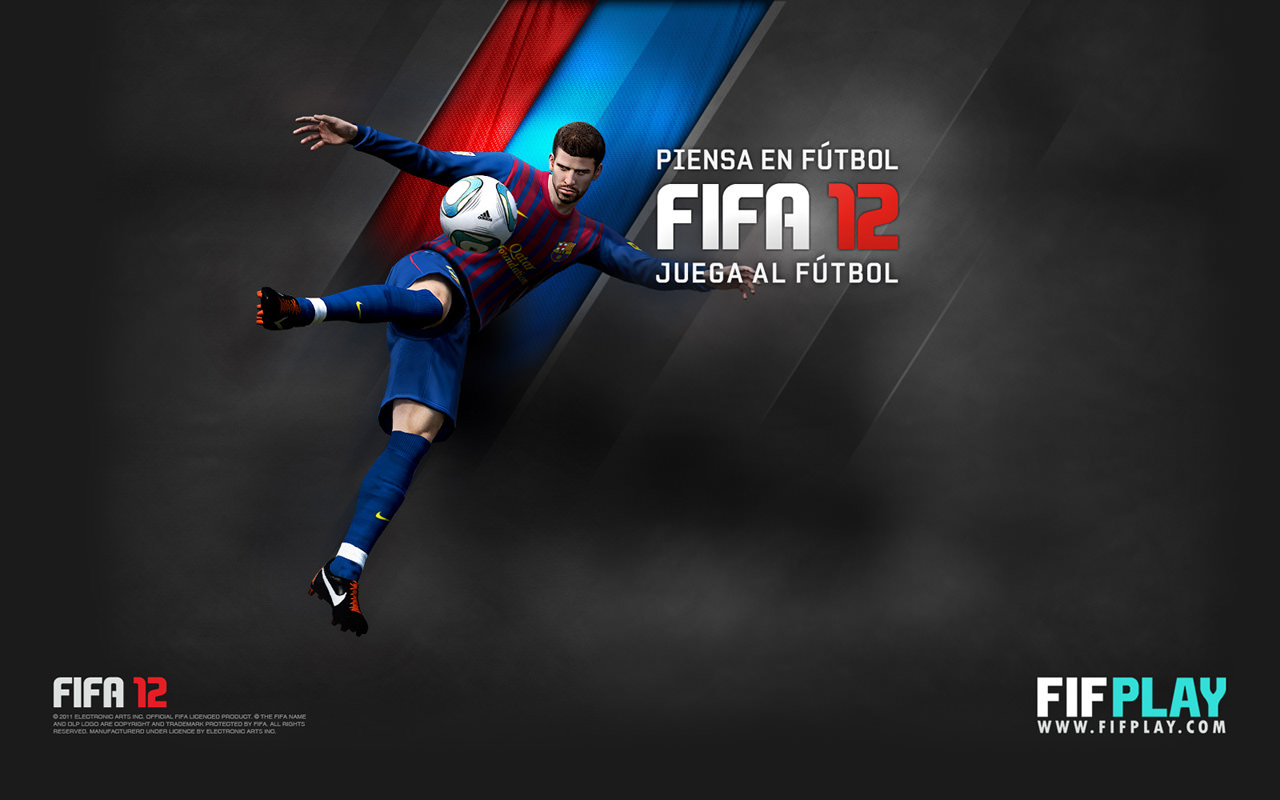 FIFA 12 Wallpaper - Gerard Piqué (Spain)
