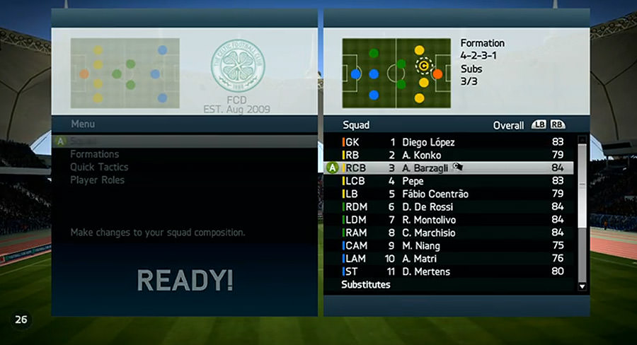 FIFA 14 Tips for Formations