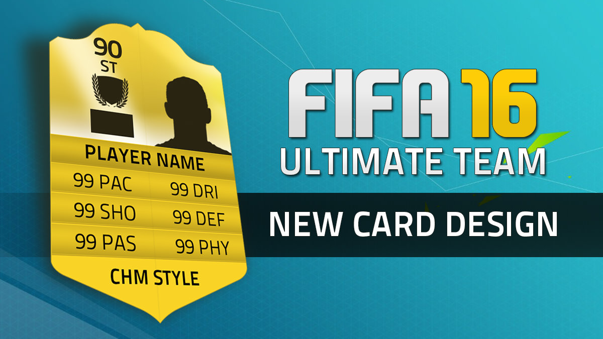 FIFA 16 Ultimate Team New Card Design
