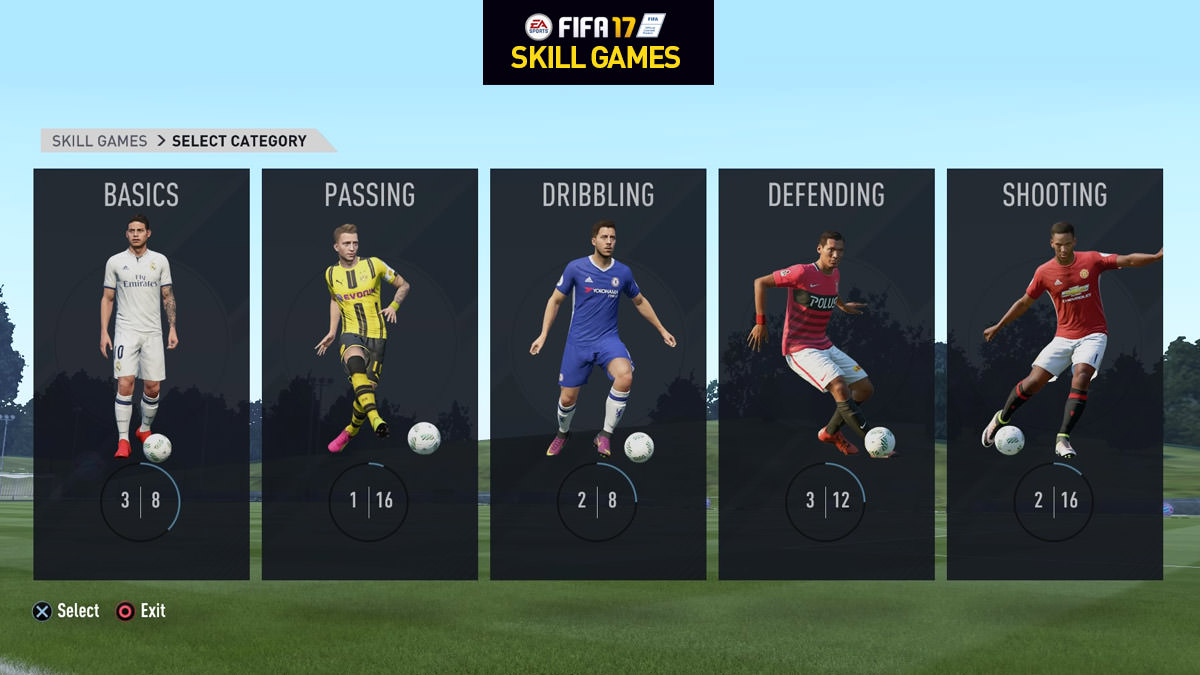 FIFA 17 Skill Games