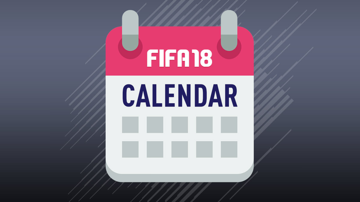 FIFA 18 Event Calendar