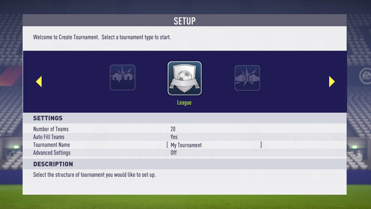 FIFA 18 Tournament Mode