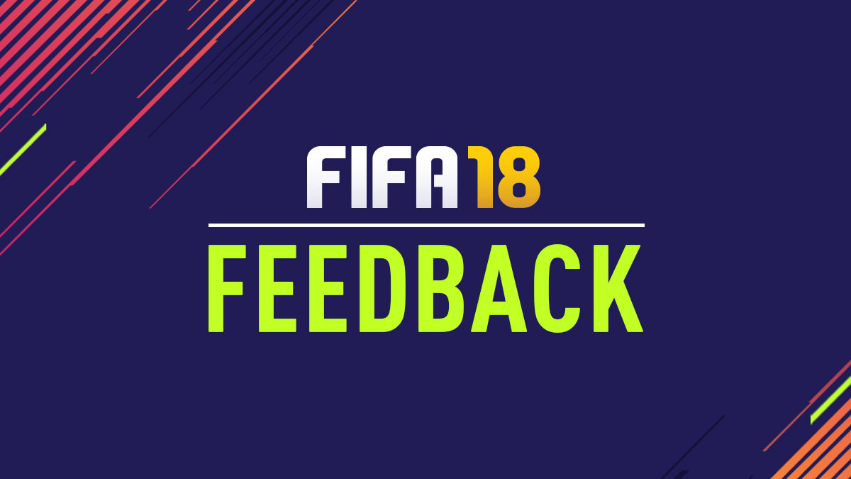 FIFA 18 Feedback