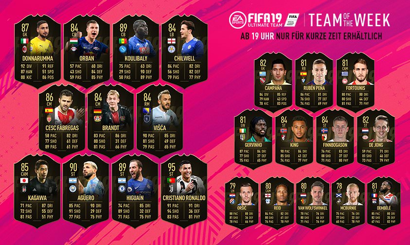 FIFA 19 Ultimate Team - Team of the Week 21