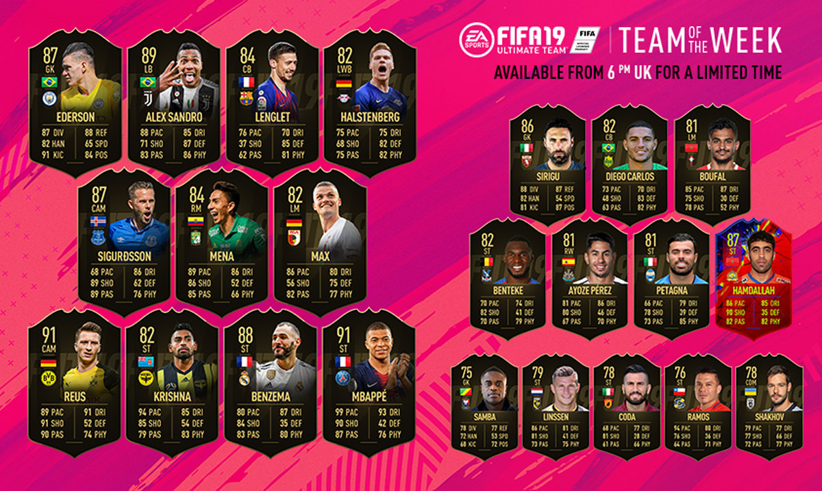 FIFA 19 Ultimate Team - Team of the Week 32