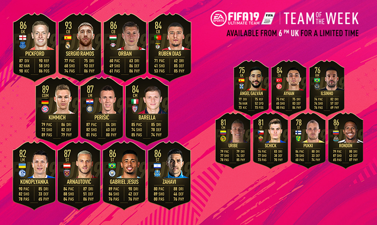 FIFA 19 Team of the Week 39