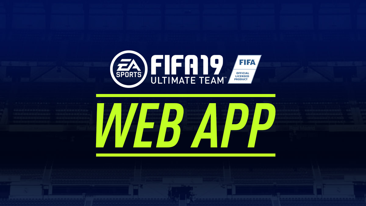 FUT 19 Web App