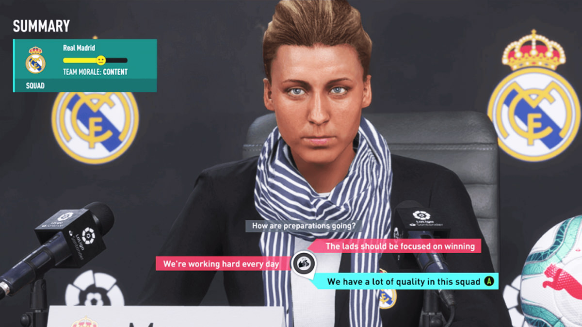 Career Mode Female Manager