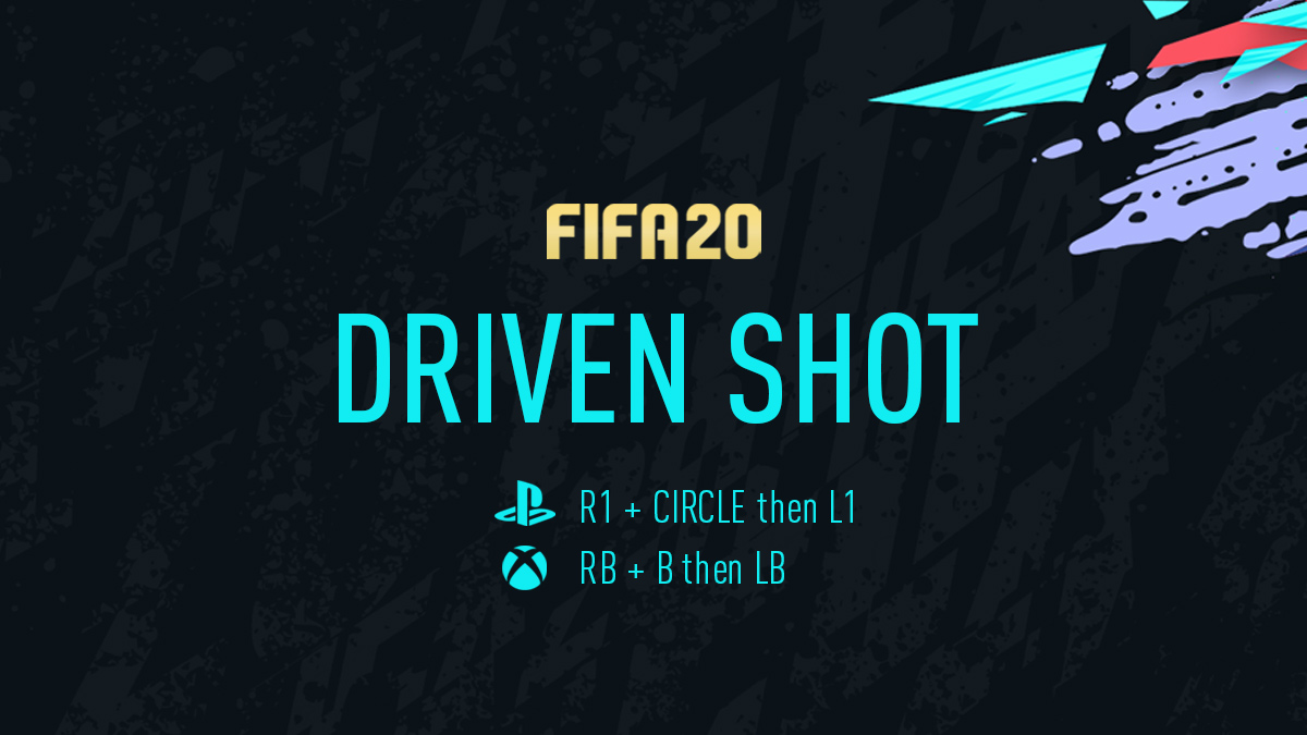 FIFA 20 Low Driven Shot