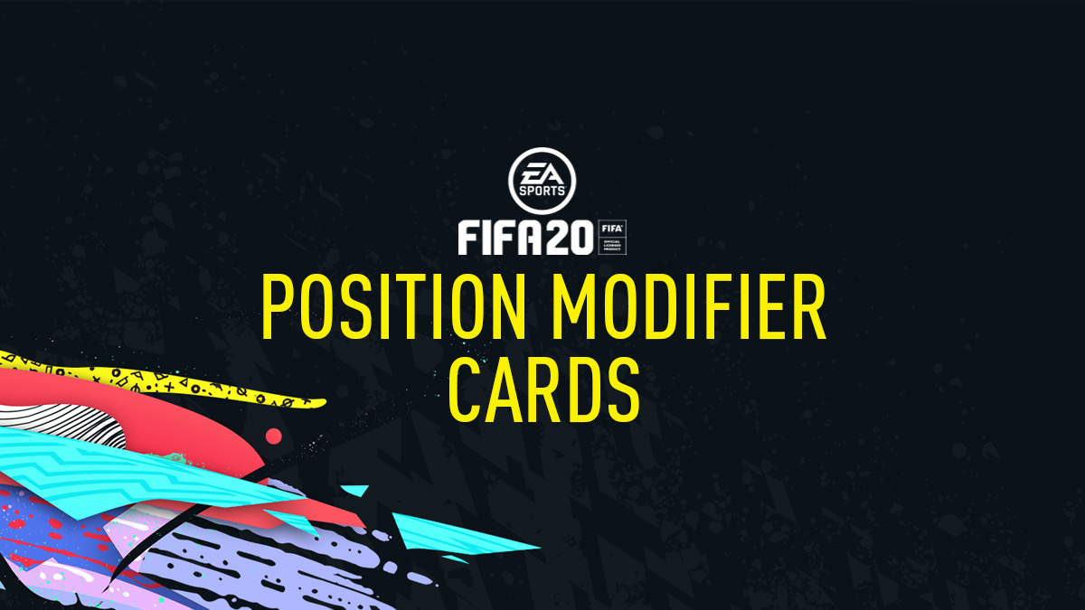 FIFA 20 Position Modifier Cards (Position Change)