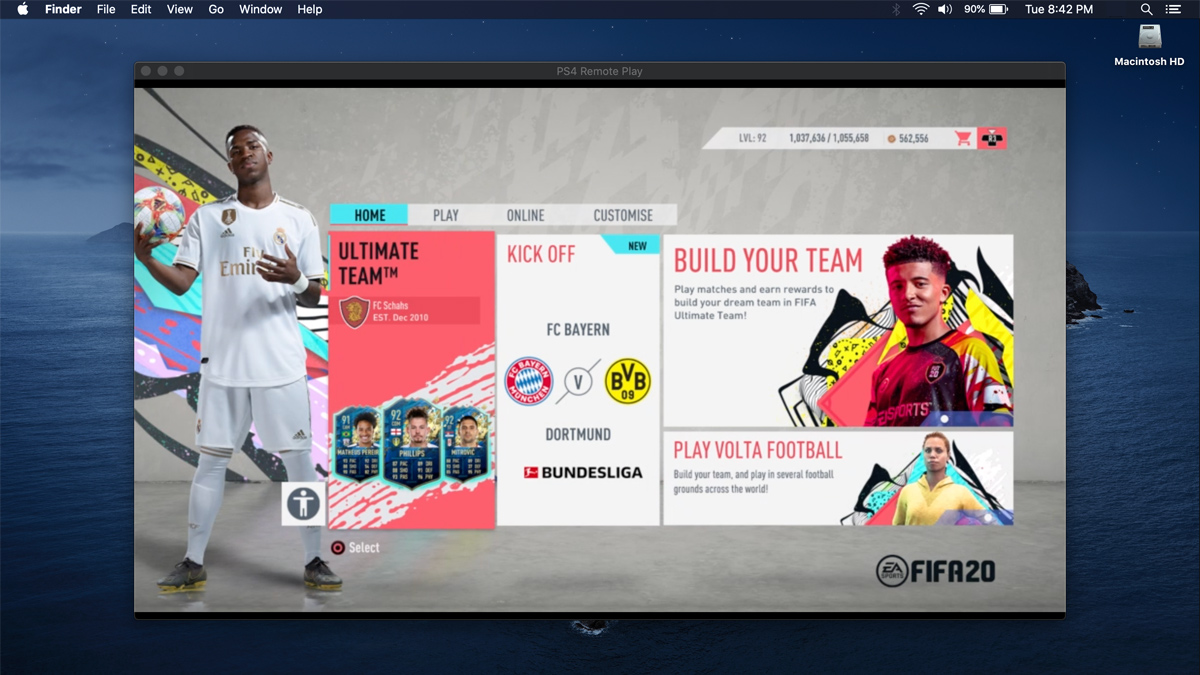 FIFA 20 Remote Play – Playing FIFA 20 PS4 on PC, Mac,  Phone & PS Vita