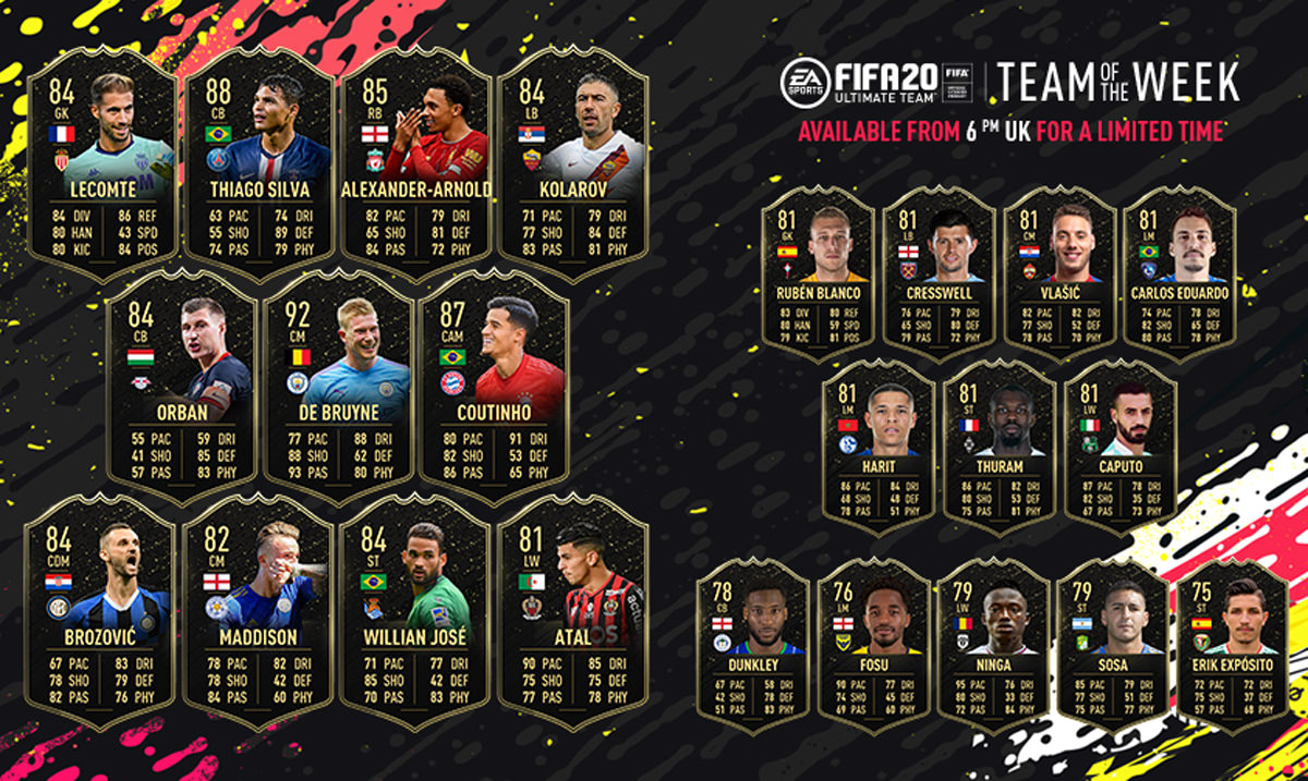 FIFA 20 Team of the Week 2 (TOTW 2)