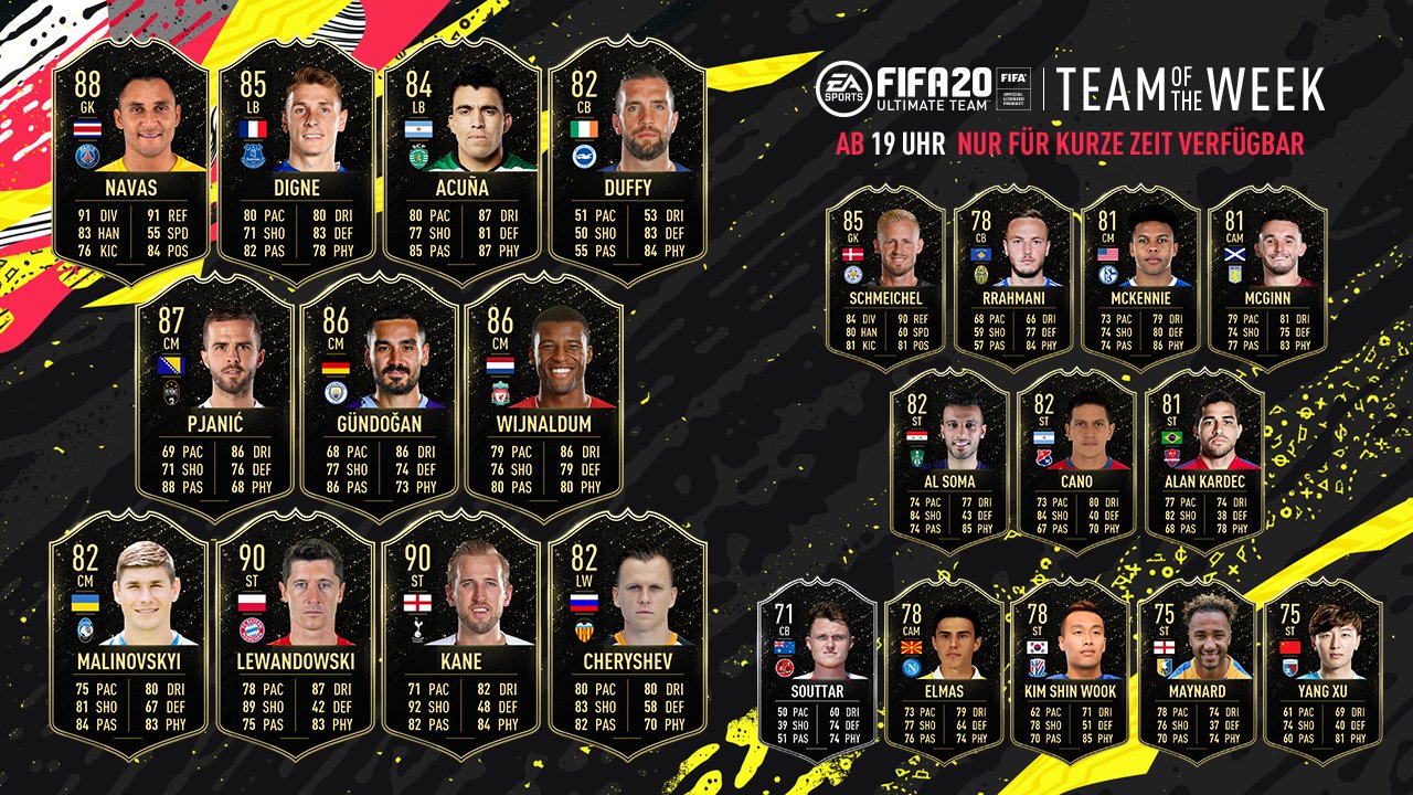 FIFA 20 Ultimate Team - Team of the Week 5