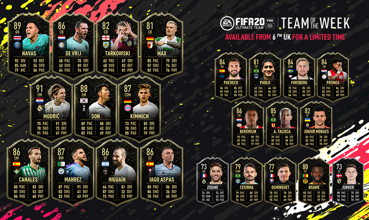 FIFA 20 Team of the Week 11 (TOTW 11)