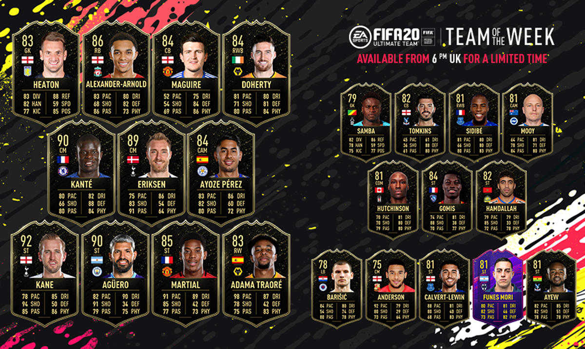 TOTW 16 ✓ Confirmed by (Futsheriff-TW) Which players are you