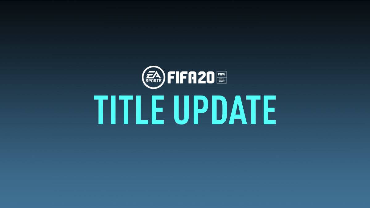 FIFA 20 Title Update