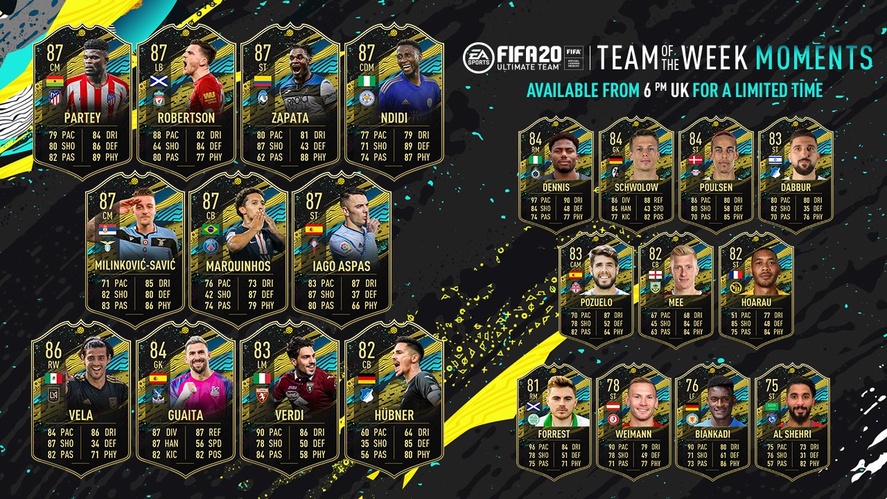 FIFA 20 Team of the Week Moments 3 (TOTW Moments 3)