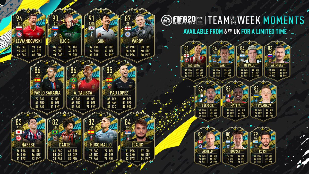 FIFA 20 Team of the Week Moments 4 (TOTW Moments 4)