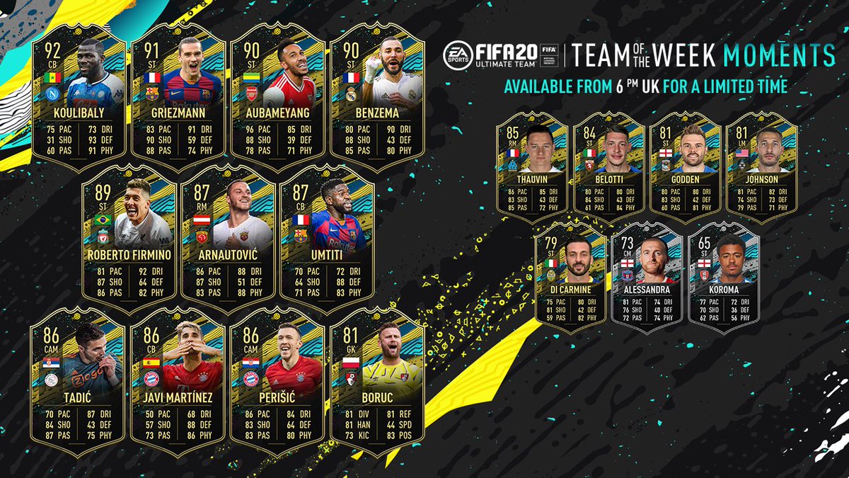FIFA 20 Ultimate Team - Team of the Week Moments 6