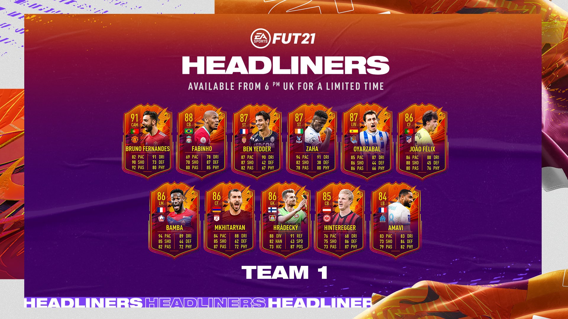 FIFA 21 Headliners &ndash; FIFPlay
