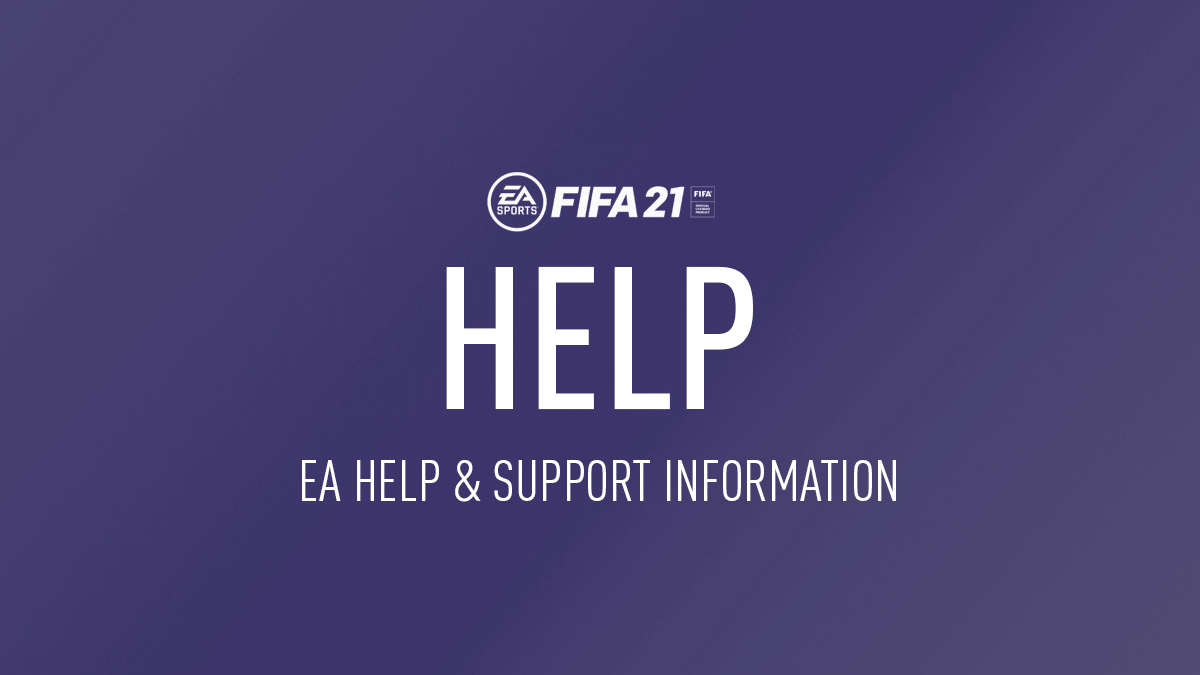 FIFA 21 Help & Support