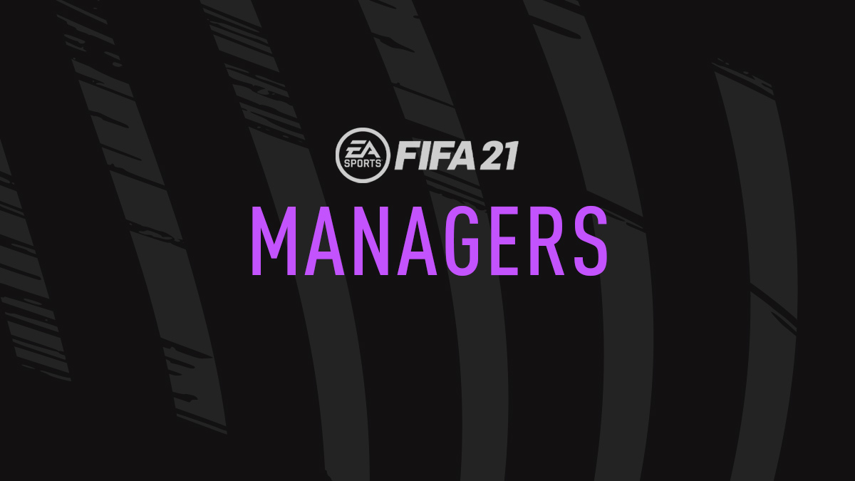 FIFA 21 Managers (Manager Cards)