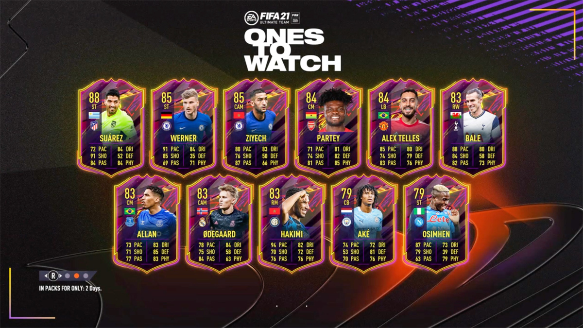 FIFA 21 Ones to Watch Team 1