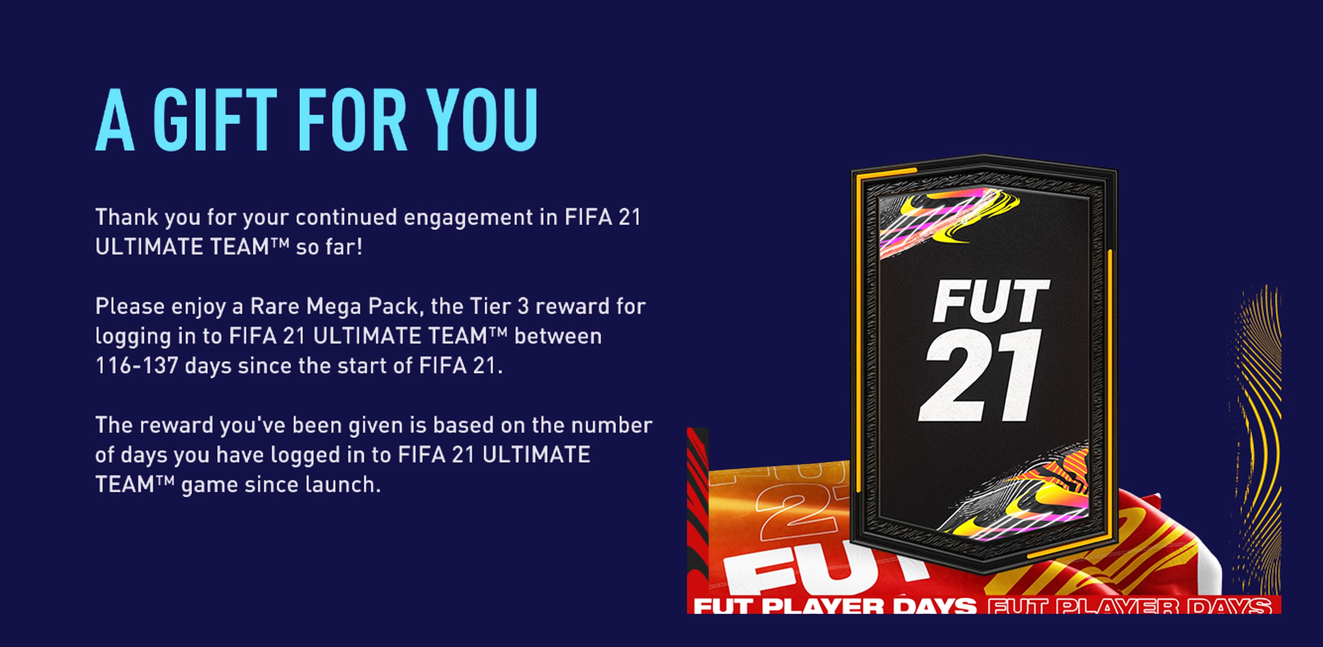 FUT Player Days Free Gift Pack