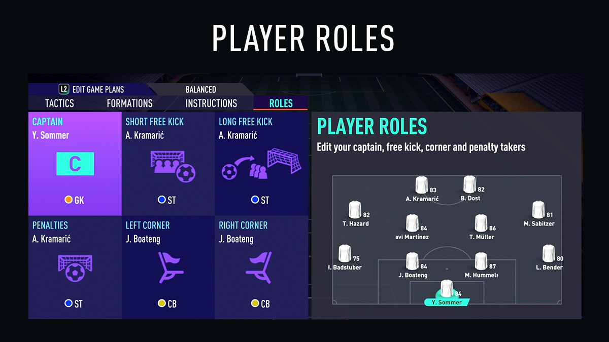 Player Roles in FIFA 21