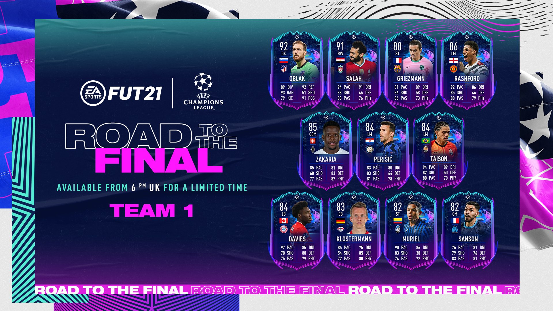 UEFA Champions League Road to the Final Players