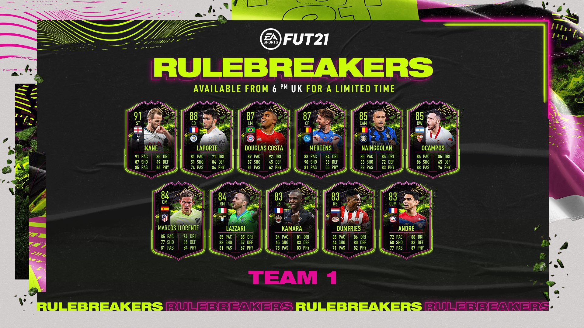FIFA 21 Rulebreakers Team 1