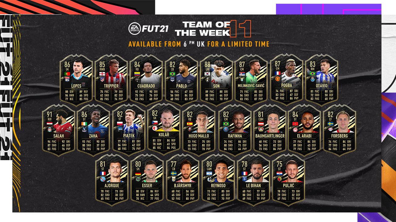 FIFA 21 Ultimate Team - Team of the Week 11