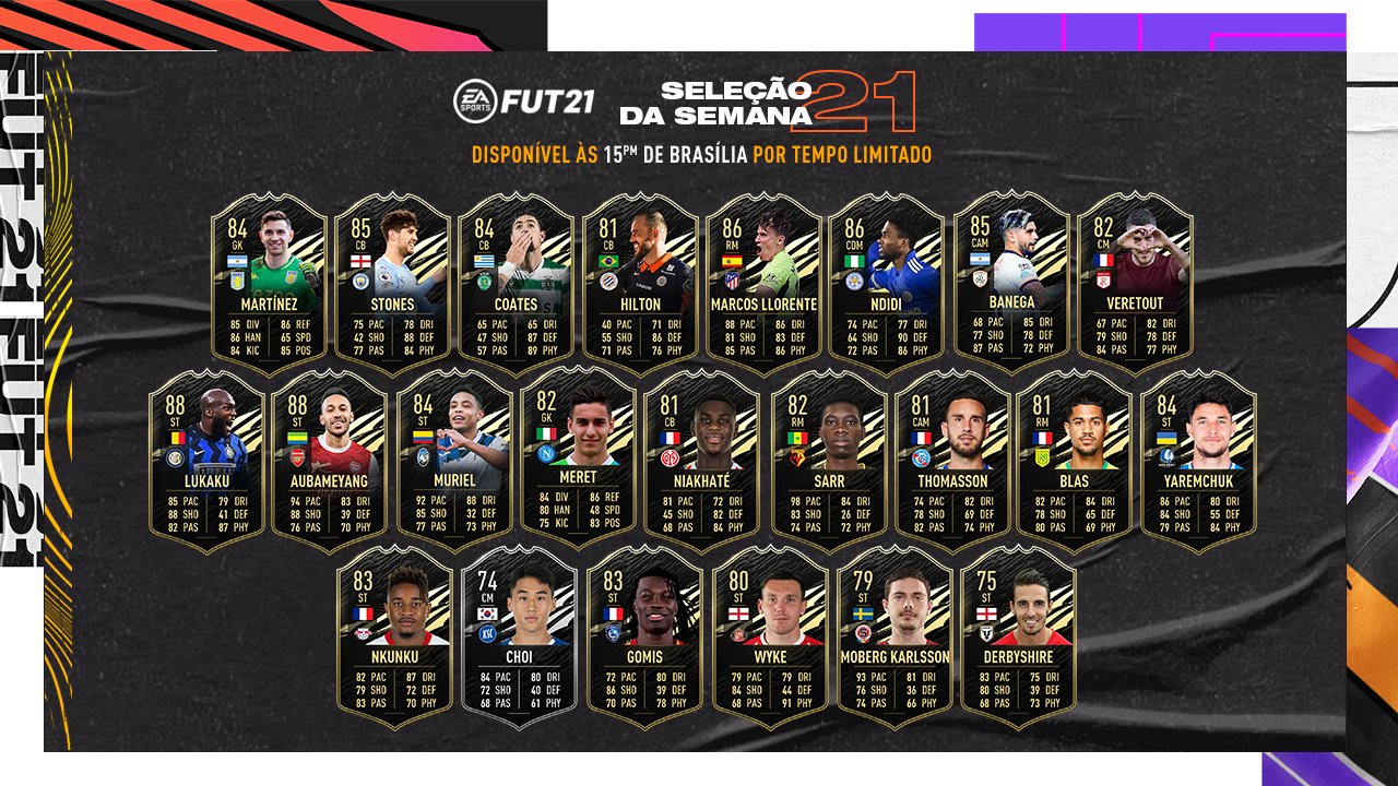FIFA 21 Ultimate Team - Team of the Week 21