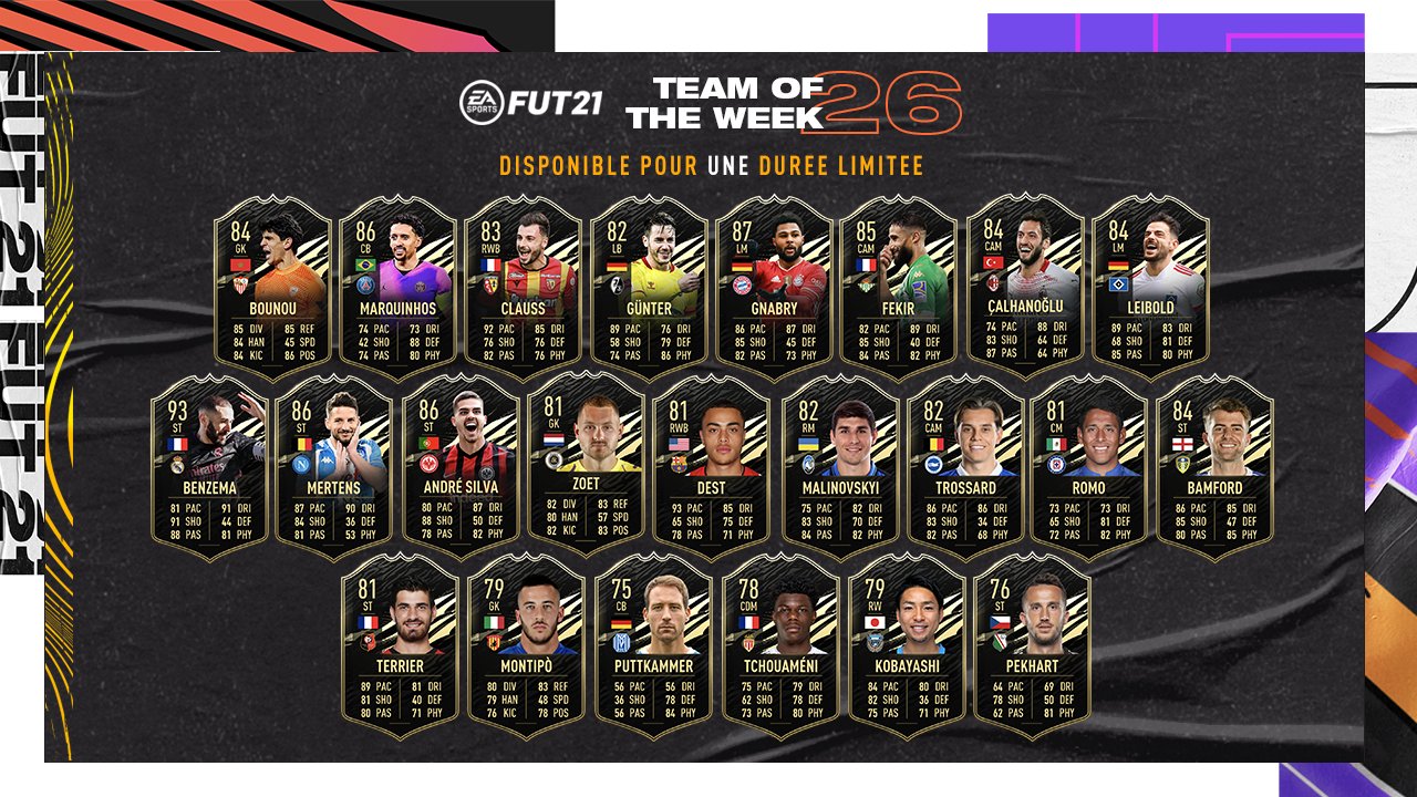 FIFA 21 Ultimate Team - Team of the Week 26