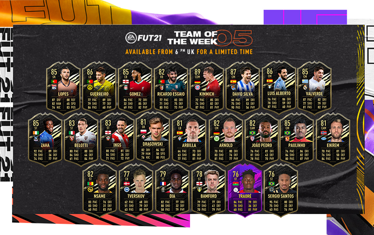 FIFA 21 Team of the Week 5 (TOTW 5)