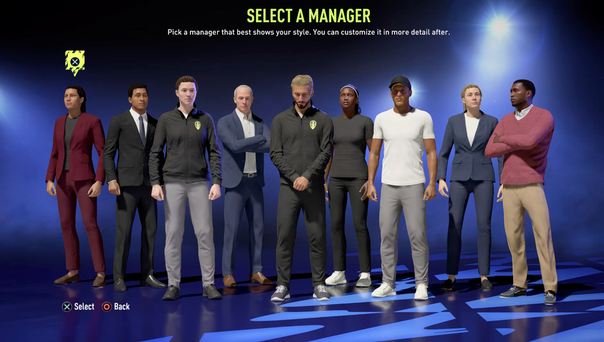 Select a Manager - FIFA 22 Career