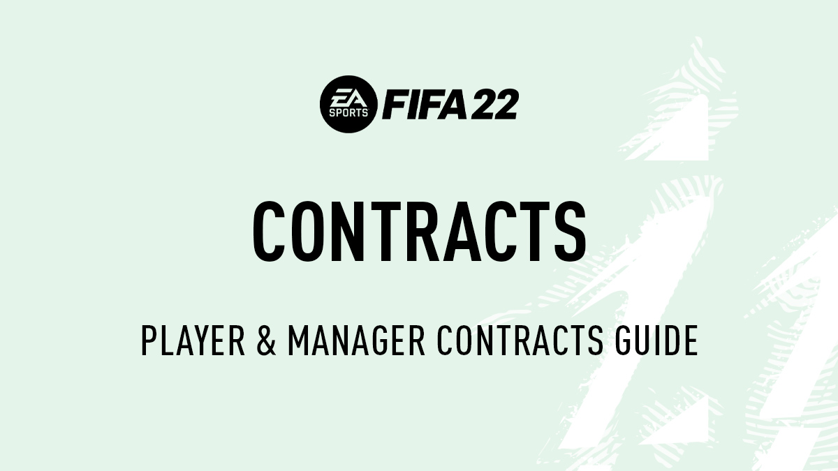 FIFA 22 Contracts (Player & Manager Contract Cards)