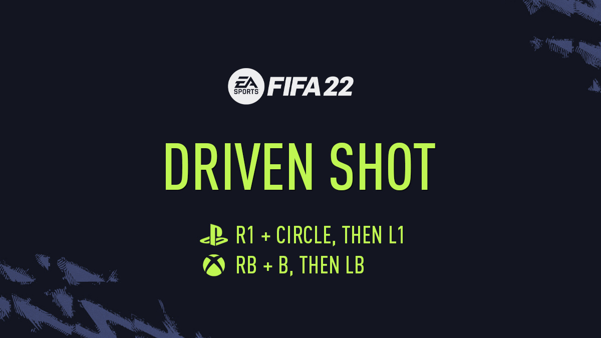 FIFA 22 Driven Shot