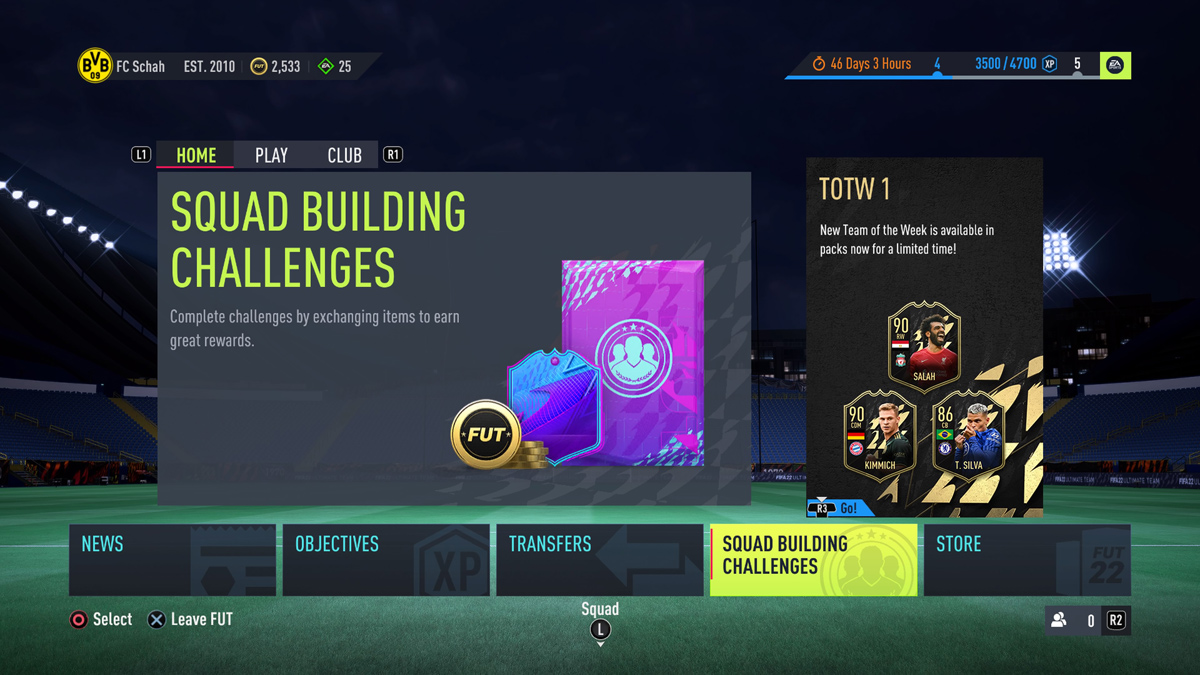 FIFA 22 SBC Solution