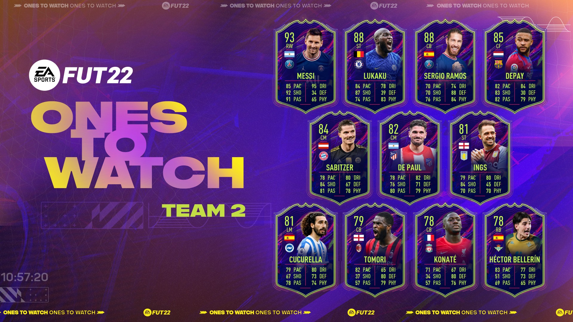FIFA 22 Ones to Watch Team 2