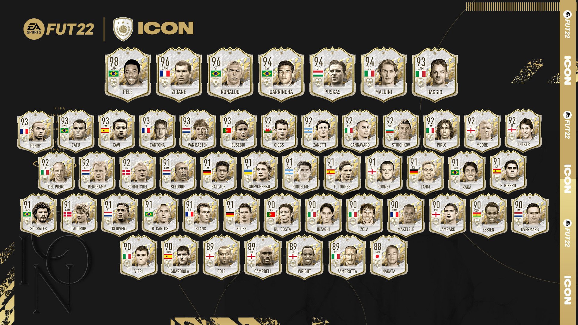FIFA 22 Prime Icons Batch 1