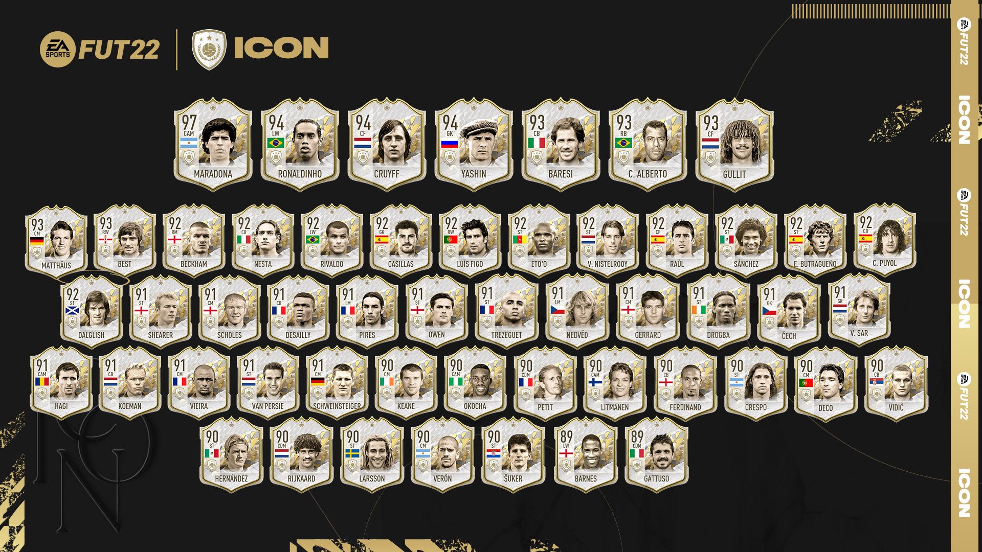 FUT ICONS - FIFA 22 Ultimate Team - EA SPORTS