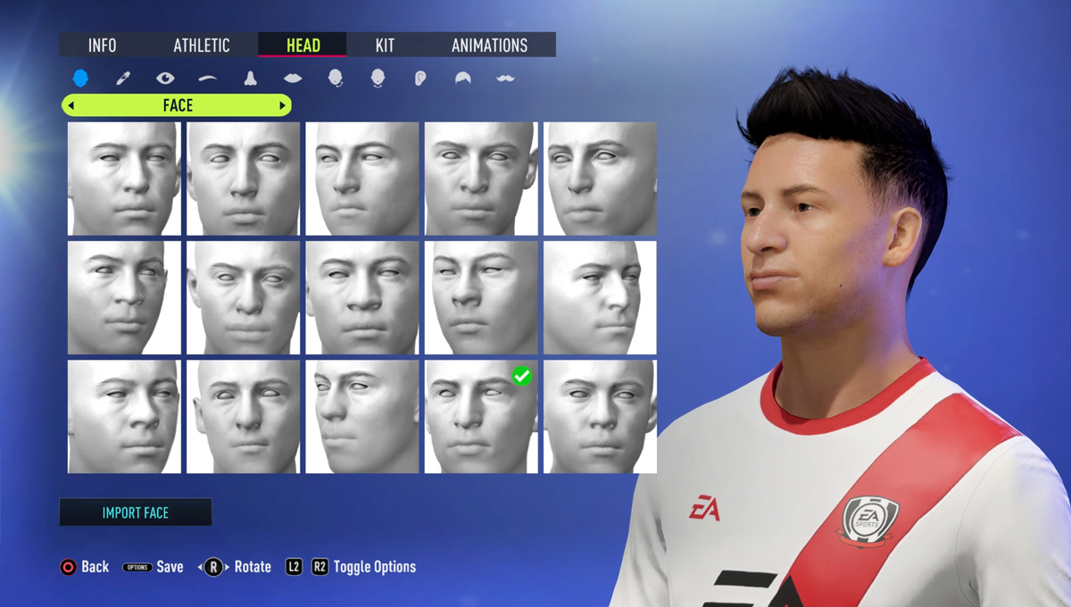 Edit Head and Face - Pro Clubs