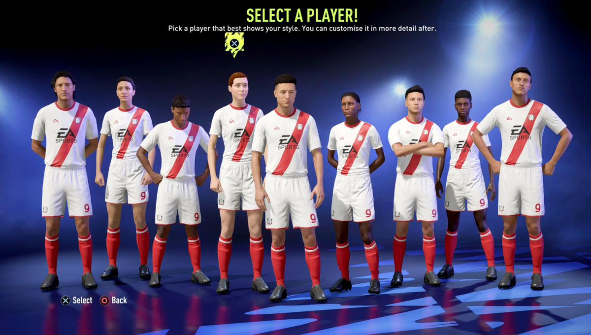 Select a Player - PRO CLUBS