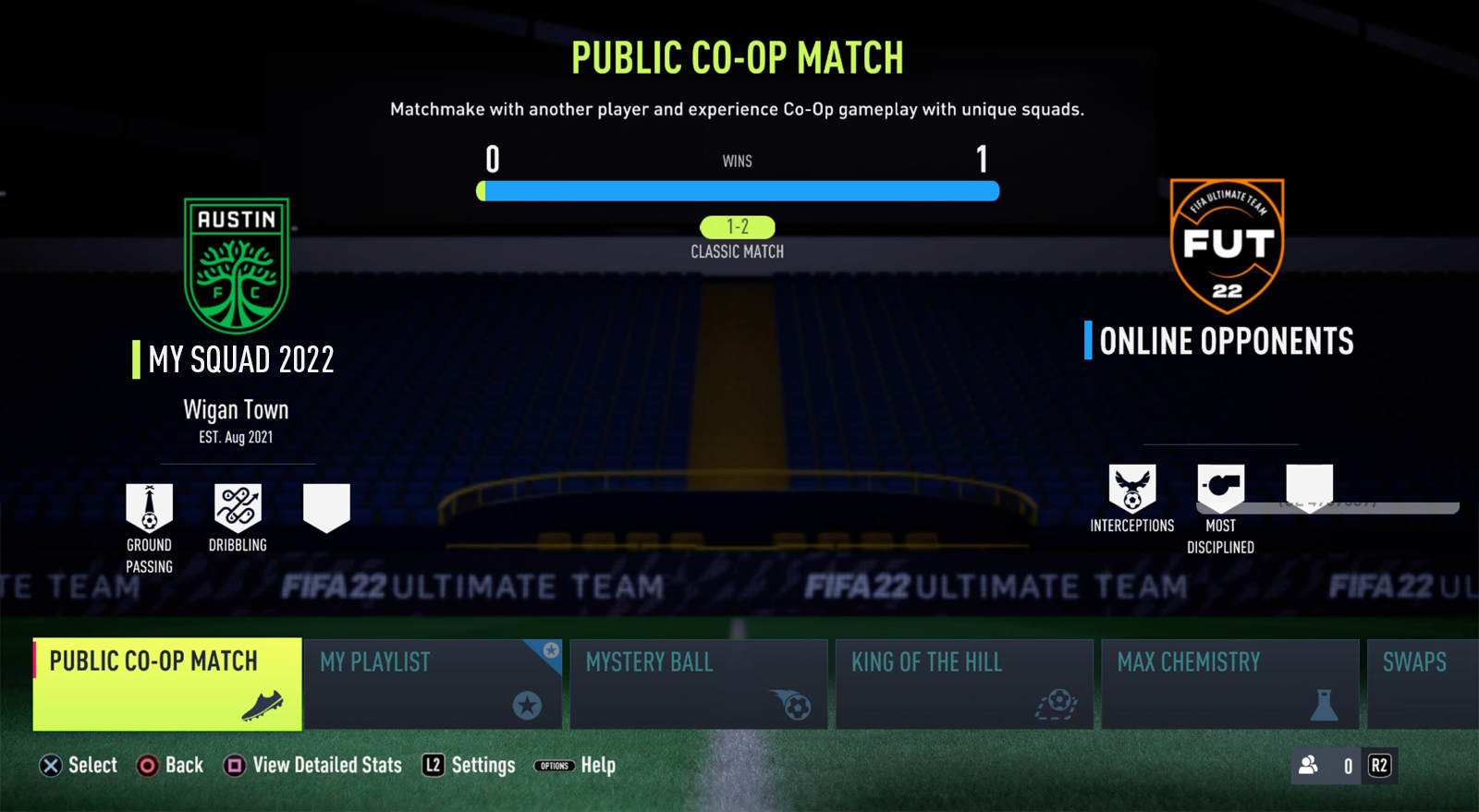 FIFA 22 Public Co-Op Match